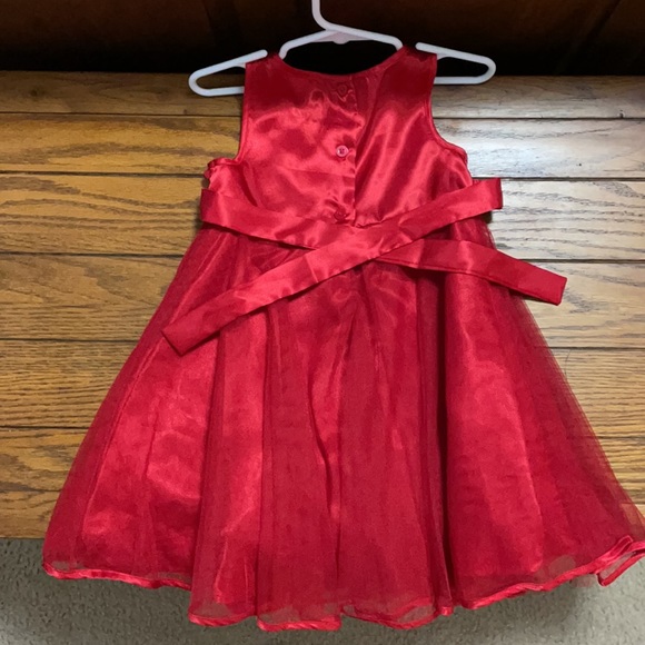 NWT Fancy Red Dress Toddler 3T - Picture 3 of 3